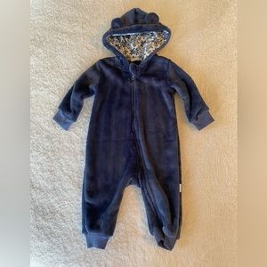Baby winter onesie suit